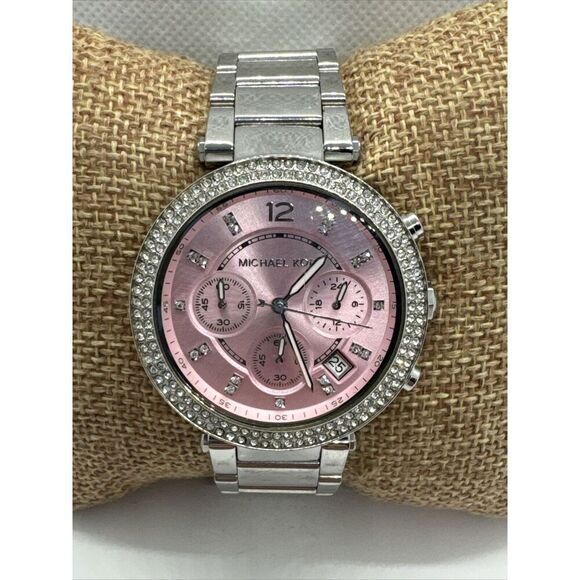 Michael Kors MK6105 Women Silver Stainless Steel Analog Dial Quartz Watch JNA636 - Picture 1 of 11